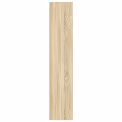 vidaXL Bookcase Storage Rack Cabinet Bookshelf Sonoma Oak Engineered Wood - Additional view 4