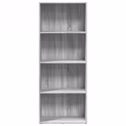 vidaXL Bookcase Storage Rack Cabinet Bookshelf Grey Sonoma Engineered Wood