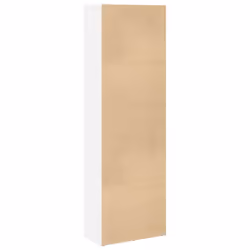vidaXL Bookcase Bookshelf Storage Cabinet Book Stand White Engineered Wood - Additional view 5