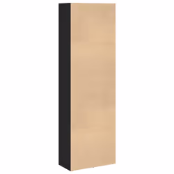 vidaXL Bookcase Bookshelf Storage Cabinet Book Stand Black Engineered Wood - Additional view 5