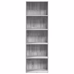 vidaXL Bookcase Storage Rack Cabinet Bookshelf Grey Sonoma Engineered Wood