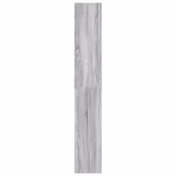 vidaXL Bookcase Storage Rack Cabinet Bookshelf Grey Sonoma Engineered Wood - Additional view 4