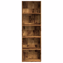 vidaXL Bookcase Bookshelf Storage Cabinet Book Stand Old Wood Engineered Wood