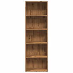 vidaXL Bookcase Artisian Oak 60x30x189 cm Engineered Wood