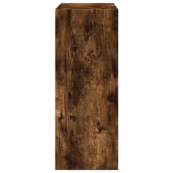 vidaXL Bookcase Storage Rack Cabinet Bookshelf Smoked Oak Engineered Wood - Additional view 4