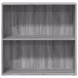 vidaXL Bookcase Storage Rack Cabinet Bookshelf Grey Sonoma Engineered Wood