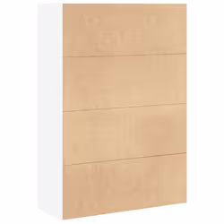 vidaXL Bookcase Bookshelf Storage Cabinet Book Stand White Engineered Wood - Additional view 5