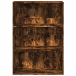 vidaXL Bookcase Storage Rack Cabinet Bookshelf Smoked Oak Engineered Wood