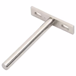 vidaXL Floating Shelf Brackets 12pcs Invisible Ã10x100 mm Carbon Steel - 10 x 100 mm