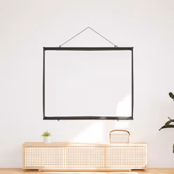 ) vidaXL Projection Screen Wall-Hanging Home Theater Presentation Screen 4:3 - 72'' (4:3 - Additional view 2