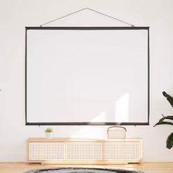 ) vidaXL Projection Screen Wall-Hanging Home Theater Presentation Screen 4:3 - 84'' (4:3 - Additional view 2