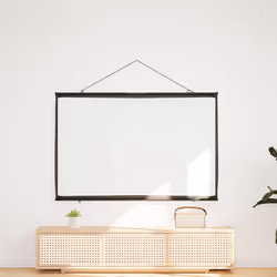 ) vidaXL Projection Screen Wall-Hanging Home Theater Presentation Screen 4:3 - 60'' (16:9 - Additional view 2