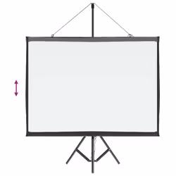 ) vidaXL Projection Screen with Tripod Home Theater Presentation Screen 1:1 - 50'' (4:3 - Additional view 6
