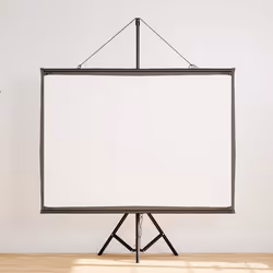 ) vidaXL Projection Screen with Tripod Home Theater Presentation Screen 1:1 - 60'' (4:3 - Additional view 2