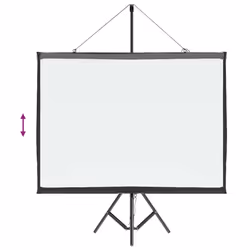 ) vidaXL Projection Screen with Tripod Home Theater Presentation Screen 1:1 - 72'' (4:3 - Additional view 6