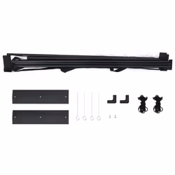 ) vidaXL Projection Screen with Stands Home Theater Presentation Screen 4:3 - 84'' (4:3 - Additional view 6