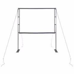 ) vidaXL Projection Screen with Stands Home Theater Presentation Screen 4:3 - 90'' (4:3 - Additional view 2