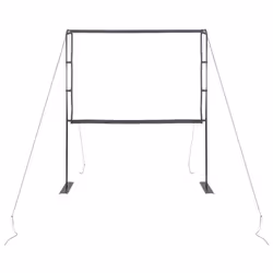 ) vidaXL Projection Screen with Stands Home Theater Presentation Screen 4:3 - 100'' (4:3 - Additional view 2