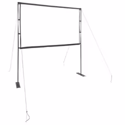 ) vidaXL Projection Screen with Stands Home Theater Presentation Screen 4:3 - 84'' (16:9