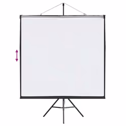 ) vidaXL Projection Screen with Tripod Home Theater Presentation Screen 1:1 - 67'' (1:1 - Additional view 6