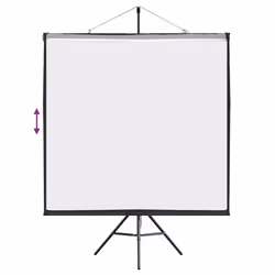 ) vidaXL Projection Screen with Tripod Home Theater Presentation Screen 1:1 - 72'' (1:1 - Additional view 6