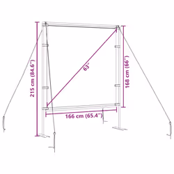 ) vidaXL Projection Screen with Stands Home Theater Presentation Screen 4:3 - 89'' (1:1 - Additional view 7