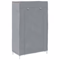 vidaXL Shoe Cabinet Grey 60.5x30x97 cm Non-woven Fabric shoe storage - Additional view 4
