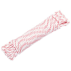 vidaXL Pull Starter Cord Recoil Pull Cord Starter Rope White and Red Nylon - 3 mm