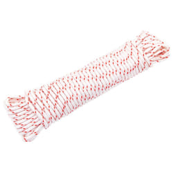 vidaXL Pull Starter Cord Recoil Pull Cord Starter Rope White and Red Nylon - 5 mm