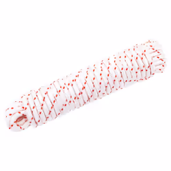 vidaXL Pull Starter Cord Recoil Pull Cord Starter Rope White and Red Nylon - 6 mm