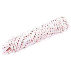 vidaXL Pull Starter Cord Recoil Pull Cord Starter Rope White and Red Nylon - 6 mm
