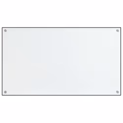 vidaXL Kitchen Backsplash Wall Tile Panel Kitchen Back Wall Tempered Glass - transparent, 70 x 50 cm