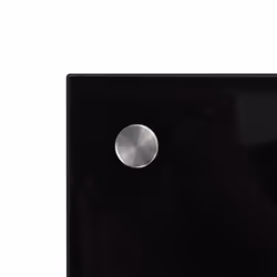 vidaXL Kitchen Backsplash Wall Tile Panel Kitchen Back Wall Tempered Glass - black, 70 x 50 cm - Additional view 4