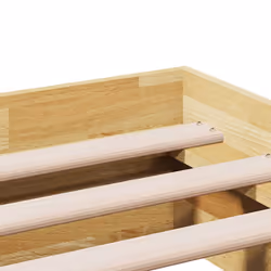 vidaXL Bed Frame without Mattress 160x200 cm Solid Wood Oak bedroom furniture - Additional view 8