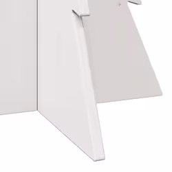 vidaXL Wooden Christmas Tree for Decoration Xmas Tree Solid Wood Pine - white, 80 cm - Additional view 5