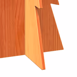 vidaXL Wooden Christmas Tree for Decoration Xmas Tree Solid Wood Pine - wax brown, 112 cm - Additional view 5
