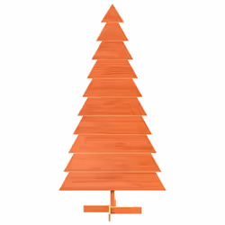 vidaXL Wooden Christmas Tree for Decoration Xmas Tree Solid Wood Pine - wax brown, 180 cm - Additional view 2