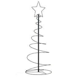 vidaXL Christmas Tree Light Christmas Decoration Hanging Fairy Light Cone - black