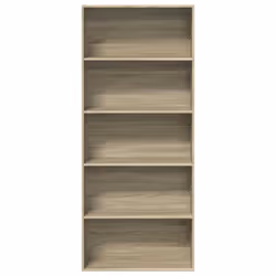 vidaXL Book Cabinet Bookcase Storage Bookshelf Sonoma Oak Engineered Wood