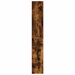vidaXL Book Cabinet Bookcase Storage Bookshelf Smoked Oak Engineered Wood - Additional view 4