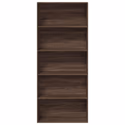 vidaXL Book Cabinet Bookcase Storage Rack Bookshelf Brown Oak Engineered Wood