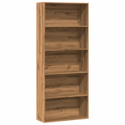 vidaXL Book Cabinet Bookcase Storage Bookshelf Artisian Oak Engineered Wood