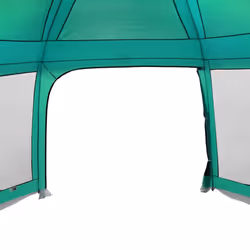 vidaXL Pool Tent with Removable Fly & Mesh Walls Azure Blue 618x532 cm - sea green, 512 x 458 cm - Additional view 5