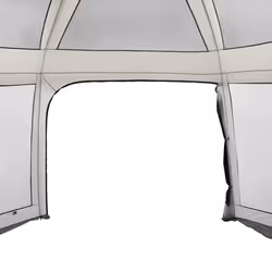 vidaXL Pool Tent with Removable Fly & Mesh Walls Azure Blue 618x532 cm - grey, 512 x 458 cm - Additional view 4