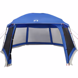 vidaXL Pool Tent with Removable Fly & Mesh Walls Azure Blue 618x532 cm - azure blue, 618 x 532 cm - Additional view 6