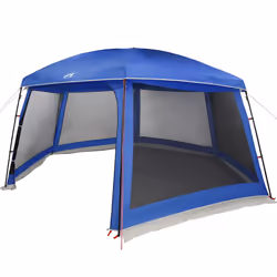 vidaXL Pool Tent with Removable Fly & Mesh Walls Azure Blue 618x532 cm - azure blue, 618 x 532 cm - Additional view 7