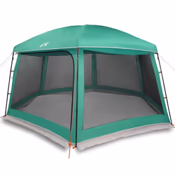 vidaXL Pool Tent with Removable Fly & Mesh Walls Azure Blue 618x532 cm - sea green, 618 x 532 cm