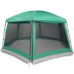 vidaXL Pool Tent with Removable Fly & Mesh Walls Azure Blue 618x532 cm - sea green, 618 x 532 cm