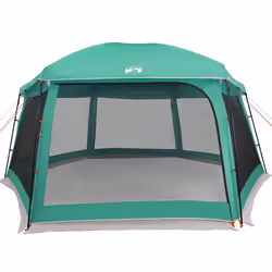 vidaXL Pool Tent with Removable Fly & Mesh Walls Azure Blue 618x532 cm - sea green, 618 x 532 cm - Additional view 4