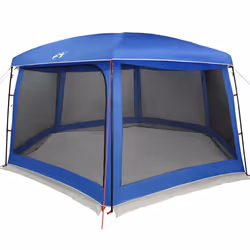vidaXL Pool Tent with Removable Fly & Mesh Walls Azure Blue 618x532 cm - azure blue, 670 x 590 cm - Additional view 7